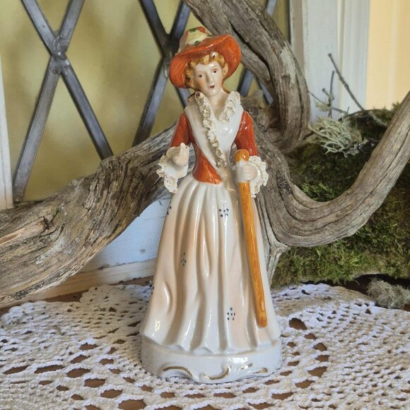 Vintage Taïwan Porcelain Figurine Orange - Picture 3 of 11
